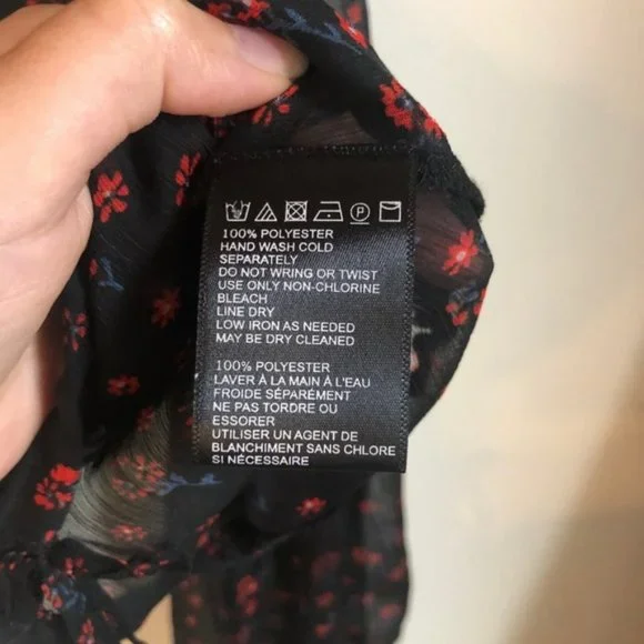 Urban Outfitters Sheer Floral Blouse - Picture 9 of 11